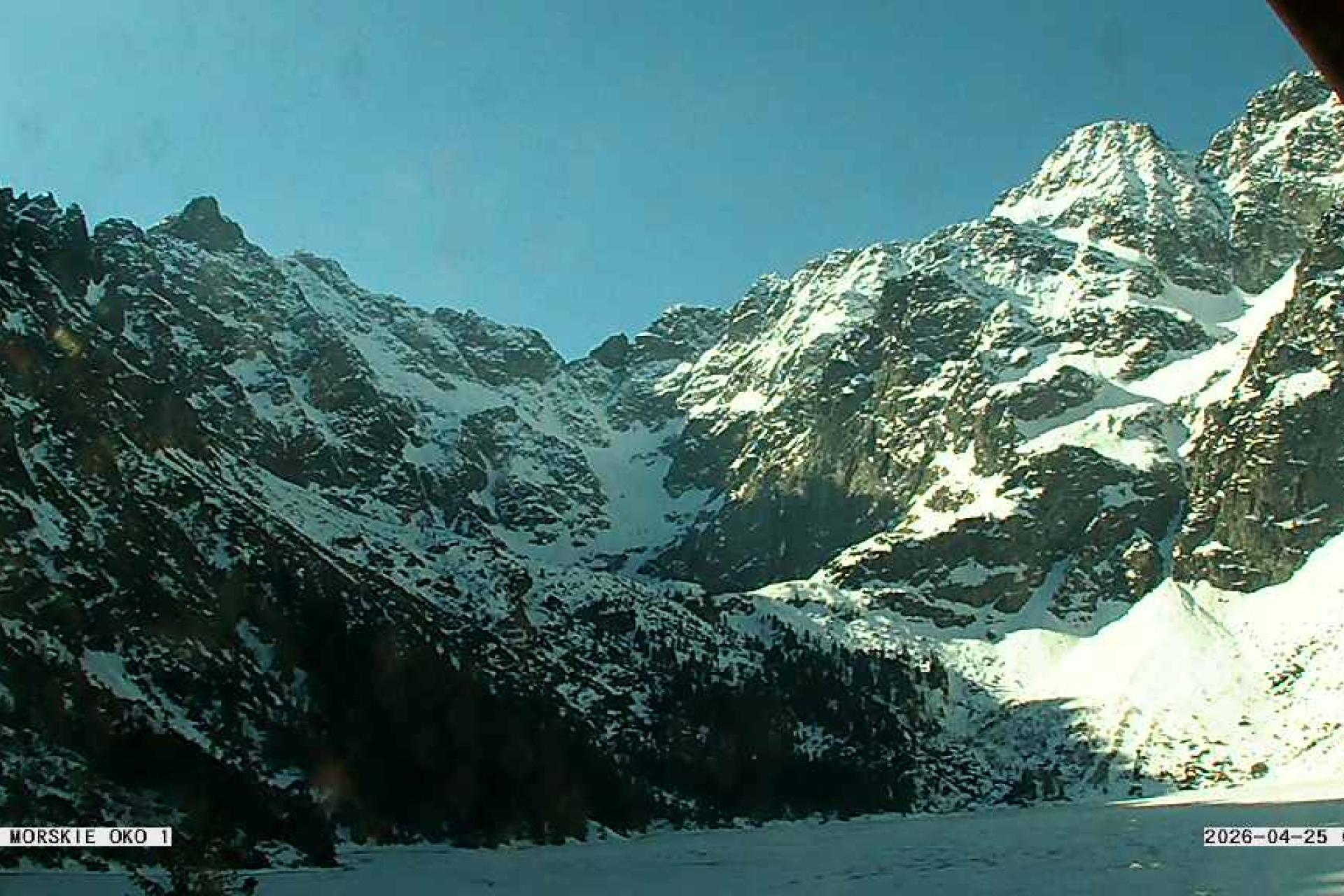 Na szlakach śnieg i oblodzenia w wyższych partiach Tatr