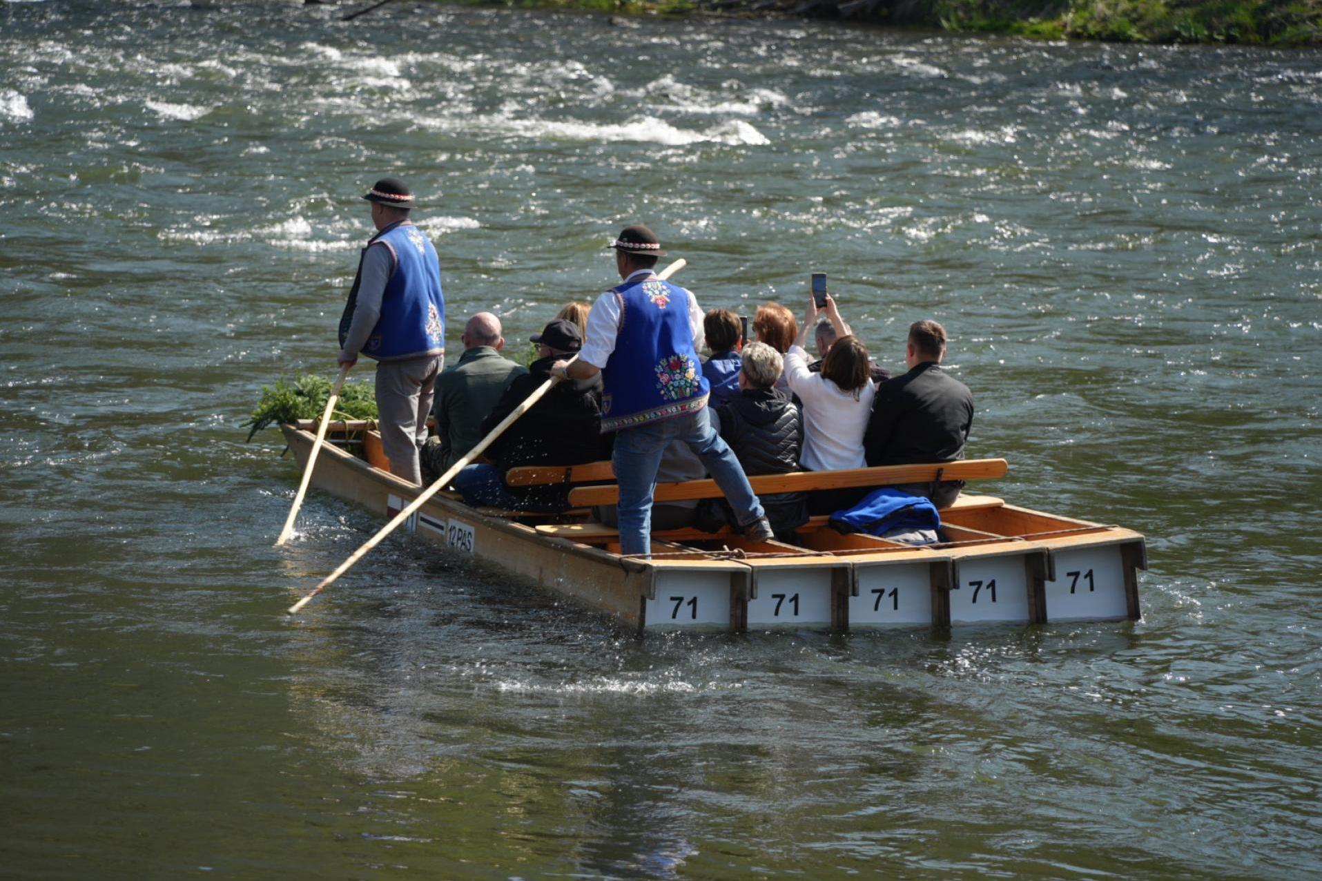 Inauguracja 194. sezonu spływu Przełomem Dunajca