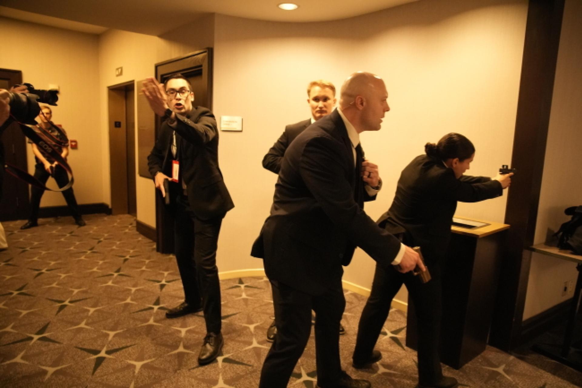 Strzały podczas spotkania z Donaldem Trumpem w USA. Na miejscu był dyplomata z Krakowa