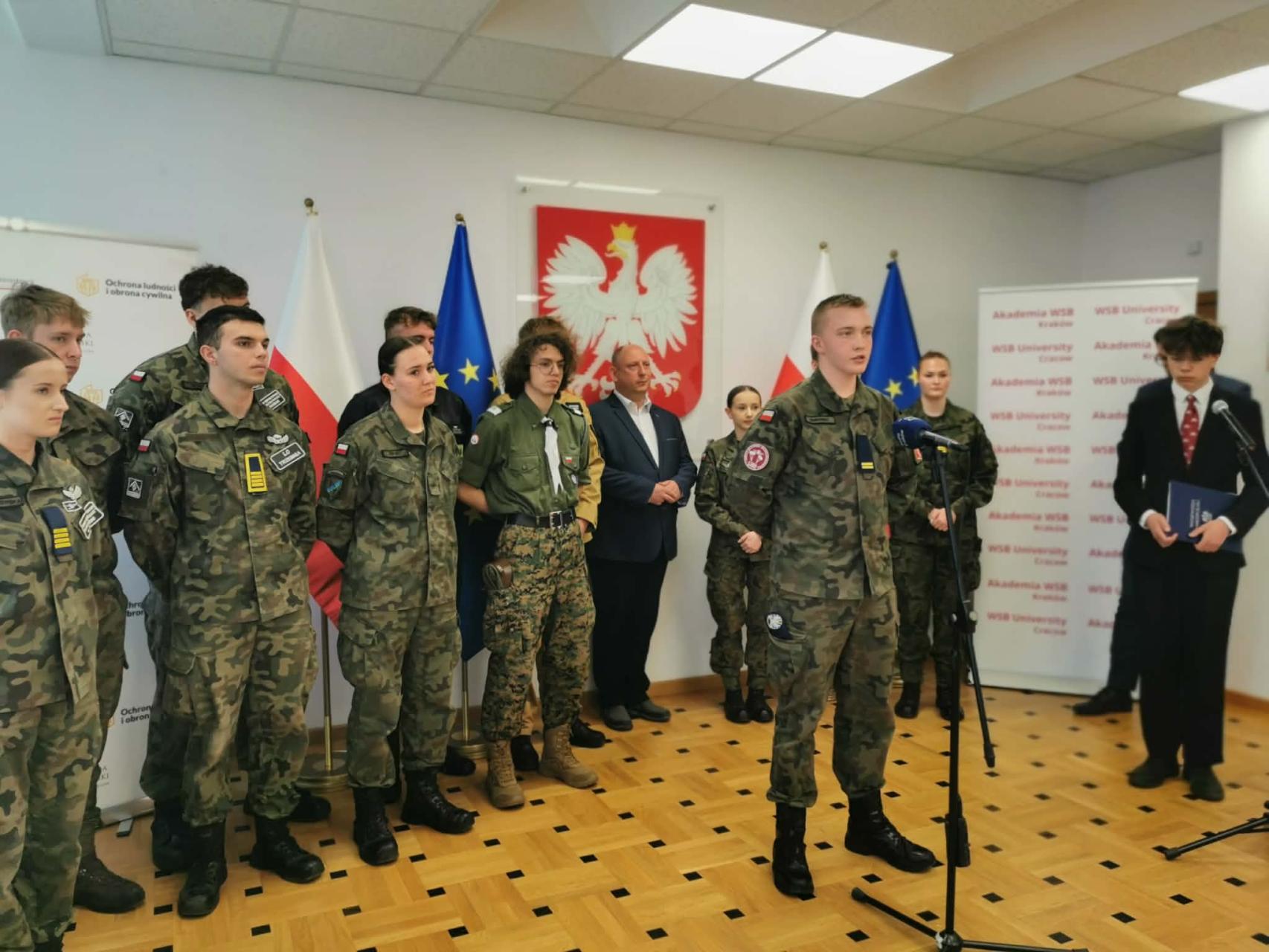 Sprawdzili, jak wygląda służba od środka. Finał projektu w Tarnowie