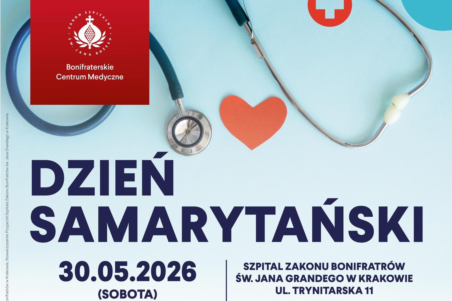 Bezpłatne badania, piknik rodzinny i koncert ? zapraszamy na Dzień Samarytański w Krakowie!