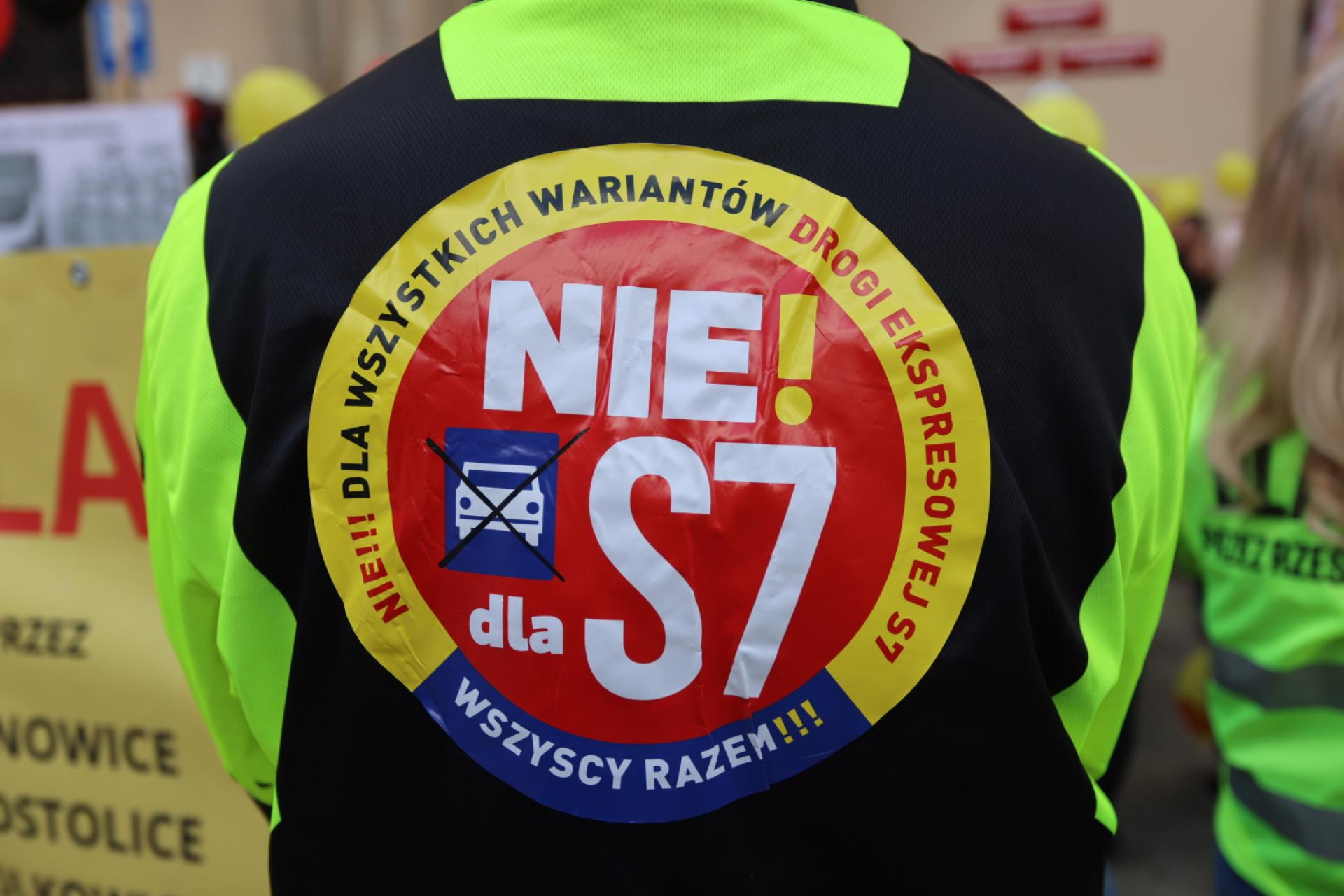 Kolejny protest przeciw S7. Utrudnienia na wyjazdach z Krakowa