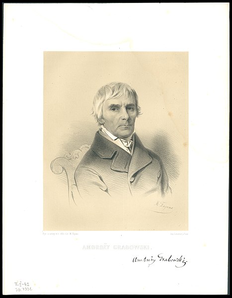 A.Grabowski - litografia Maksymiliana Fajansa, 1850 (fot.Wikipedia)