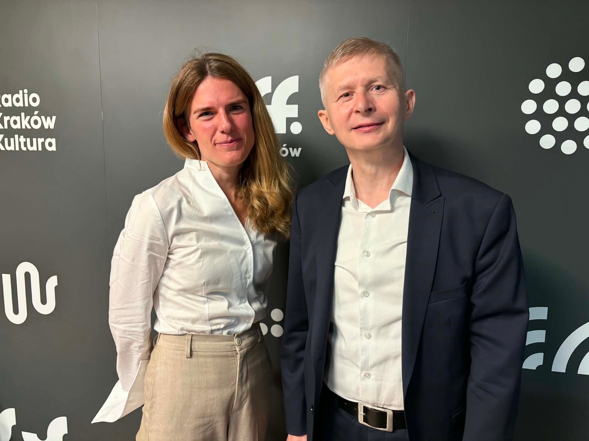 Dr Anna Dyda i prof. Roman Sosnowski/fot. Sylwia Paszkowska