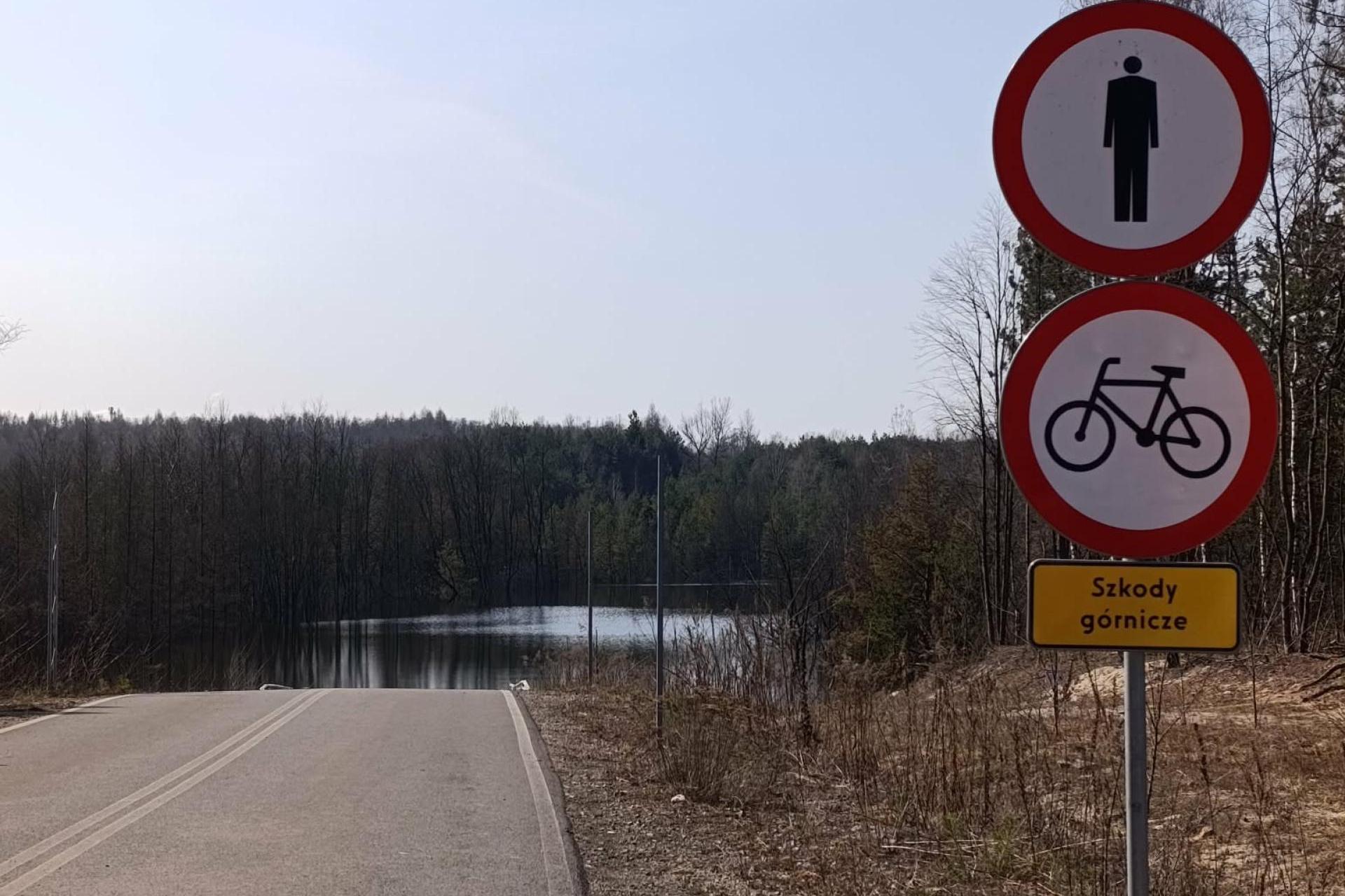 Zalana obwodnica Bolesławia. ZGH Bolesław nie zapłaci odszkodowania?