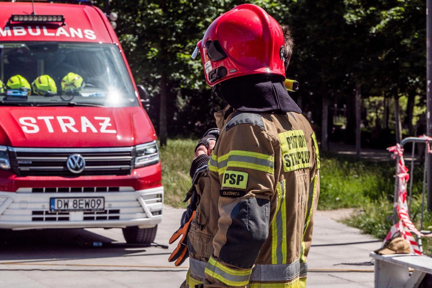 Wypadek w Stryszawie. Motocyklista ranny po zderzeniu z samochodem