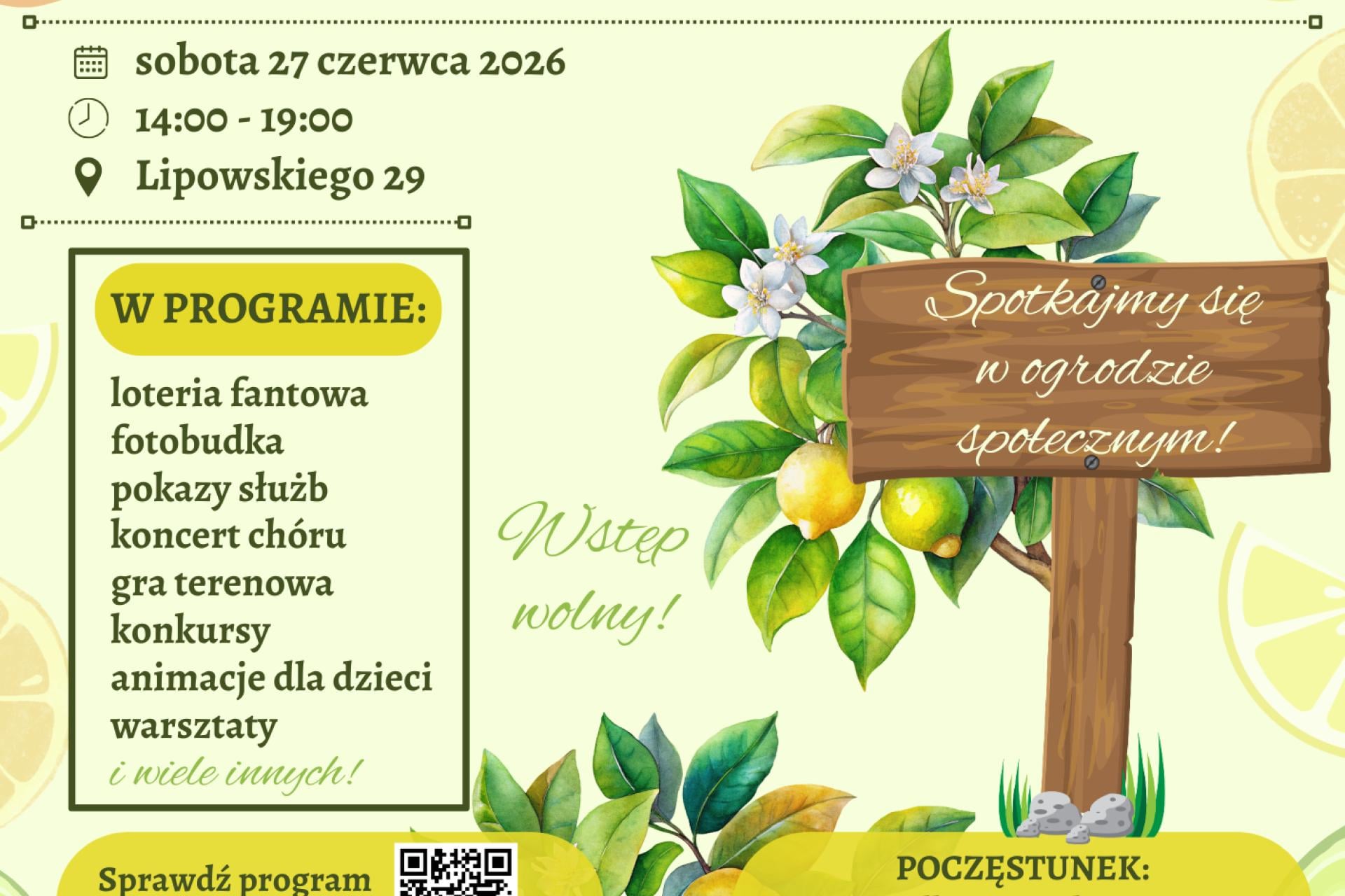 Rodzinny piknik pełen atrakcji już 27 czerwca w Ogrodzie Społecznym Stary Bieżanów