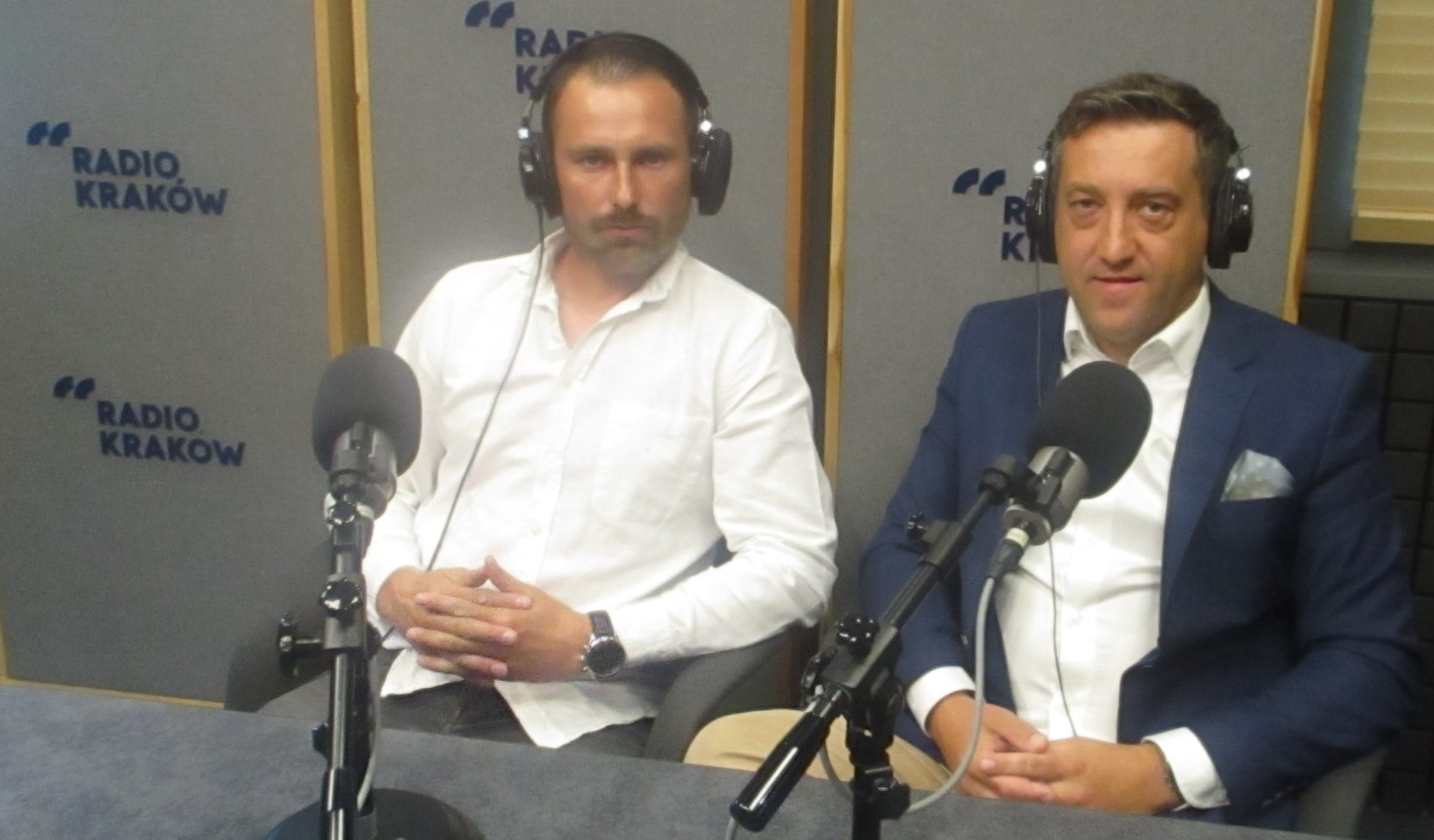 Adam Wójcik (z prawej) i Wojciech Szwajcowski