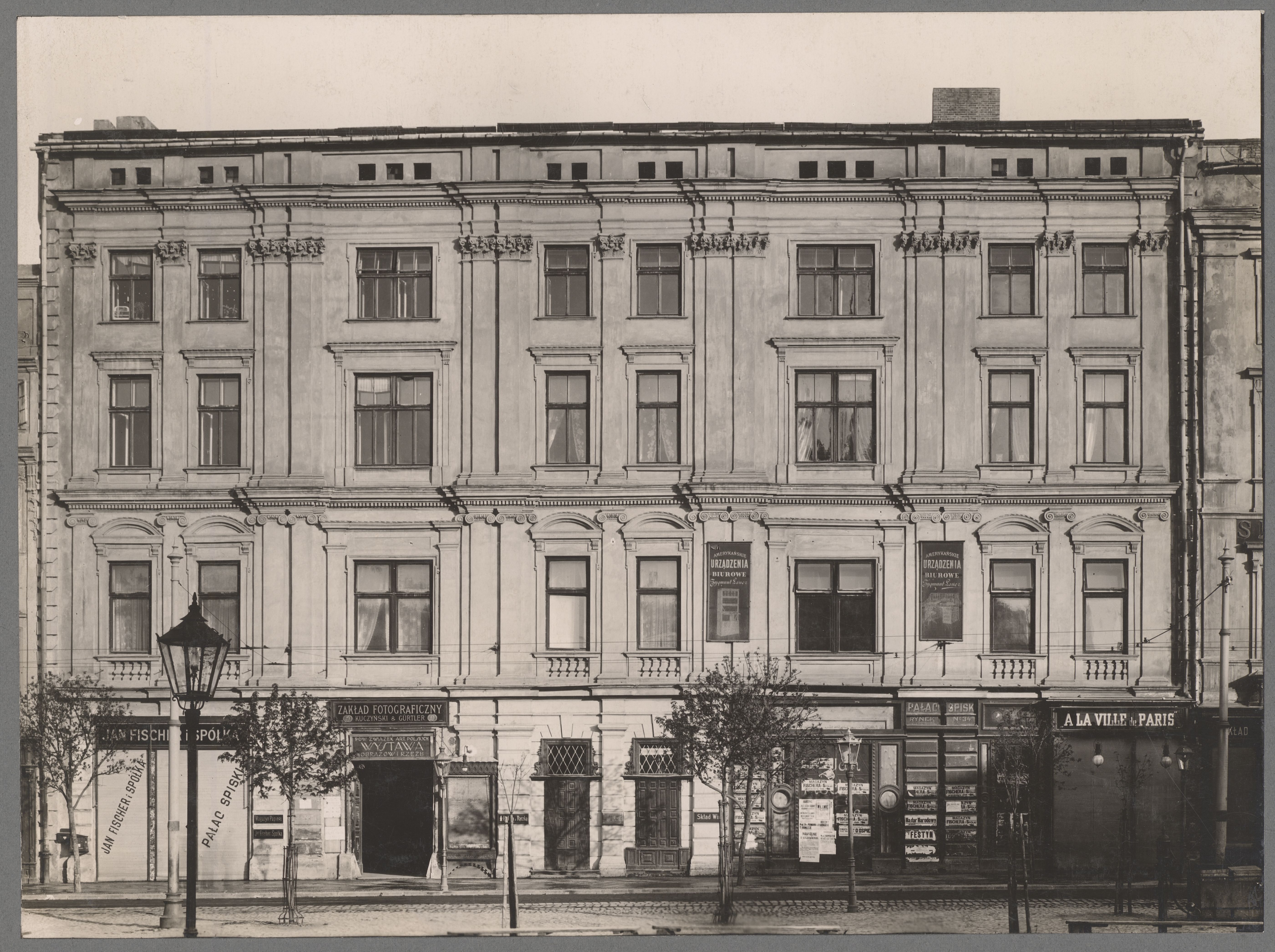 Pałac Spiski w Krakowie. Fot. Antoni Pawlikowski, 1912. Z zasobu Archiwum Narodowego w Krakowie (sygn. 29/670/8934)