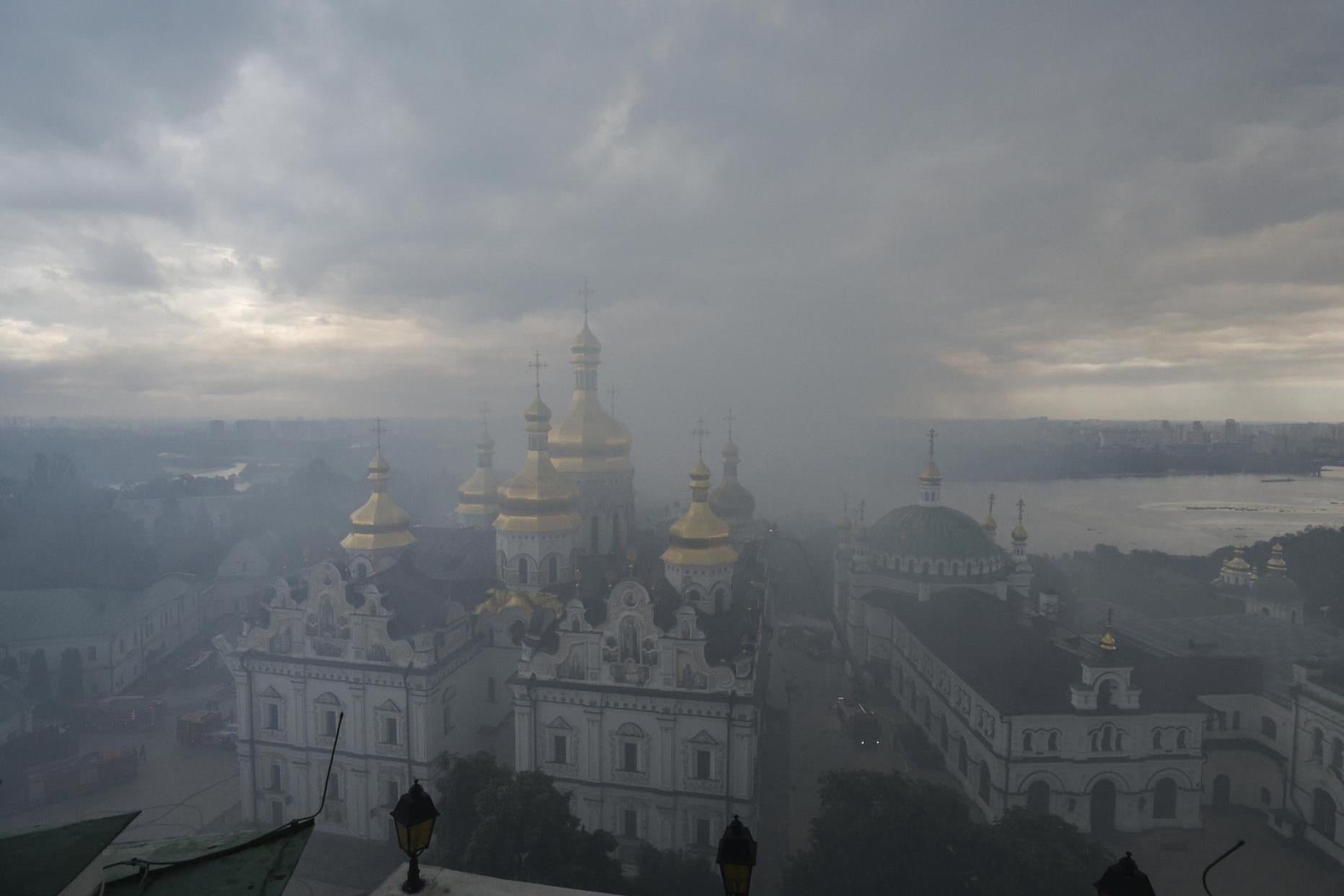 Atak na Ławrę w Kijowie. To jeden z symboli niezależności Ukrainy od Rosji