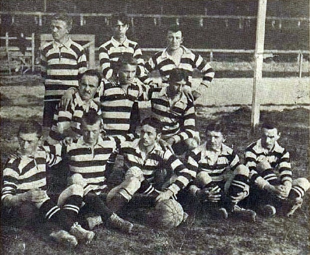 Drużyna  w 1909 r. (fot.Wikipedia)