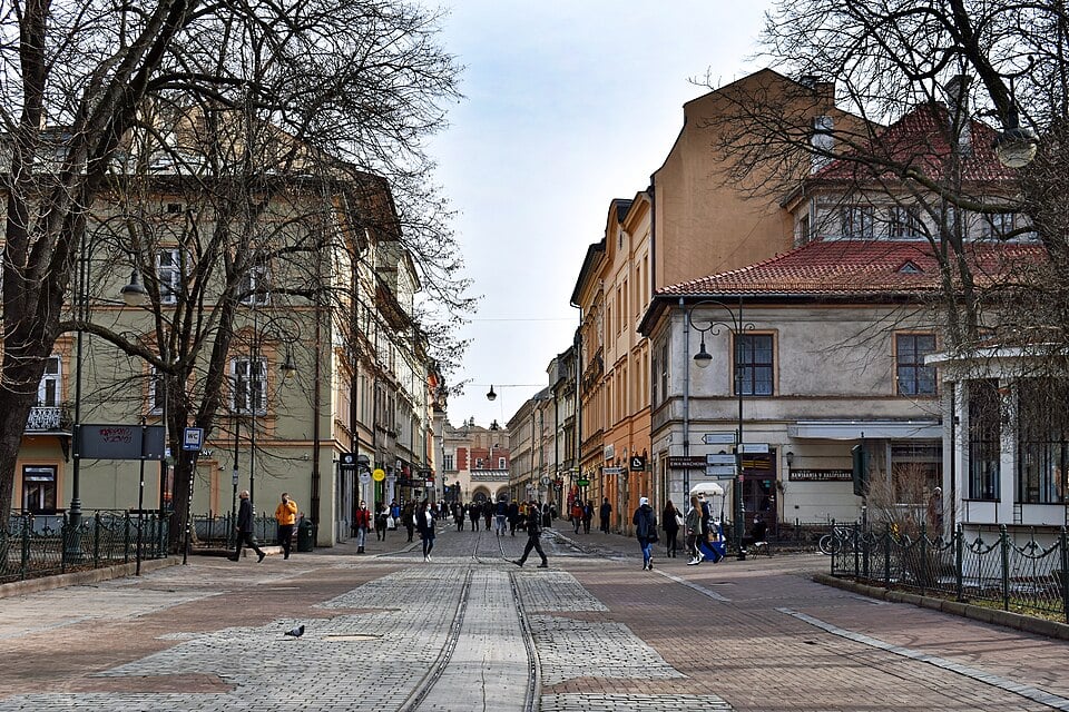 Kraków, ul. Szewska (fot. Zygmunt Put/Wikipedia)
