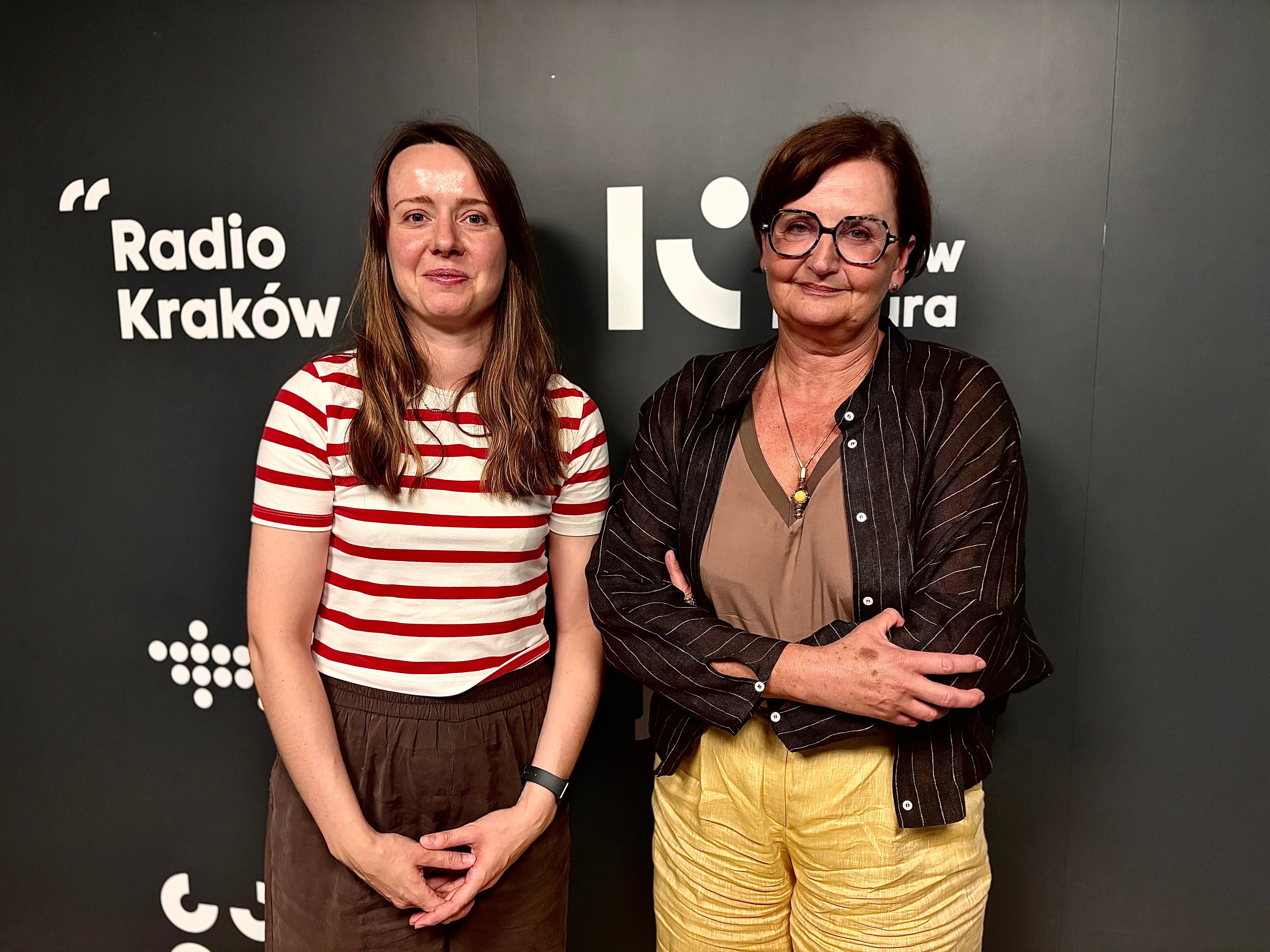 Dr Aleksandra Raczyńska i prof. Monika Bociąga-Jasik/fot. Sylwia Paszkowska