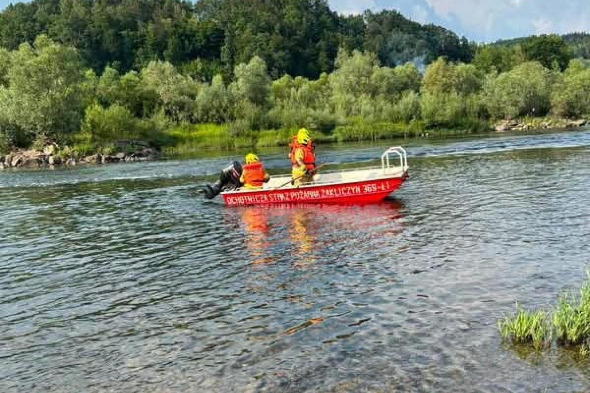 Nie żyje mężczyzna wyciągnięty z Dunajca w Wesołowie