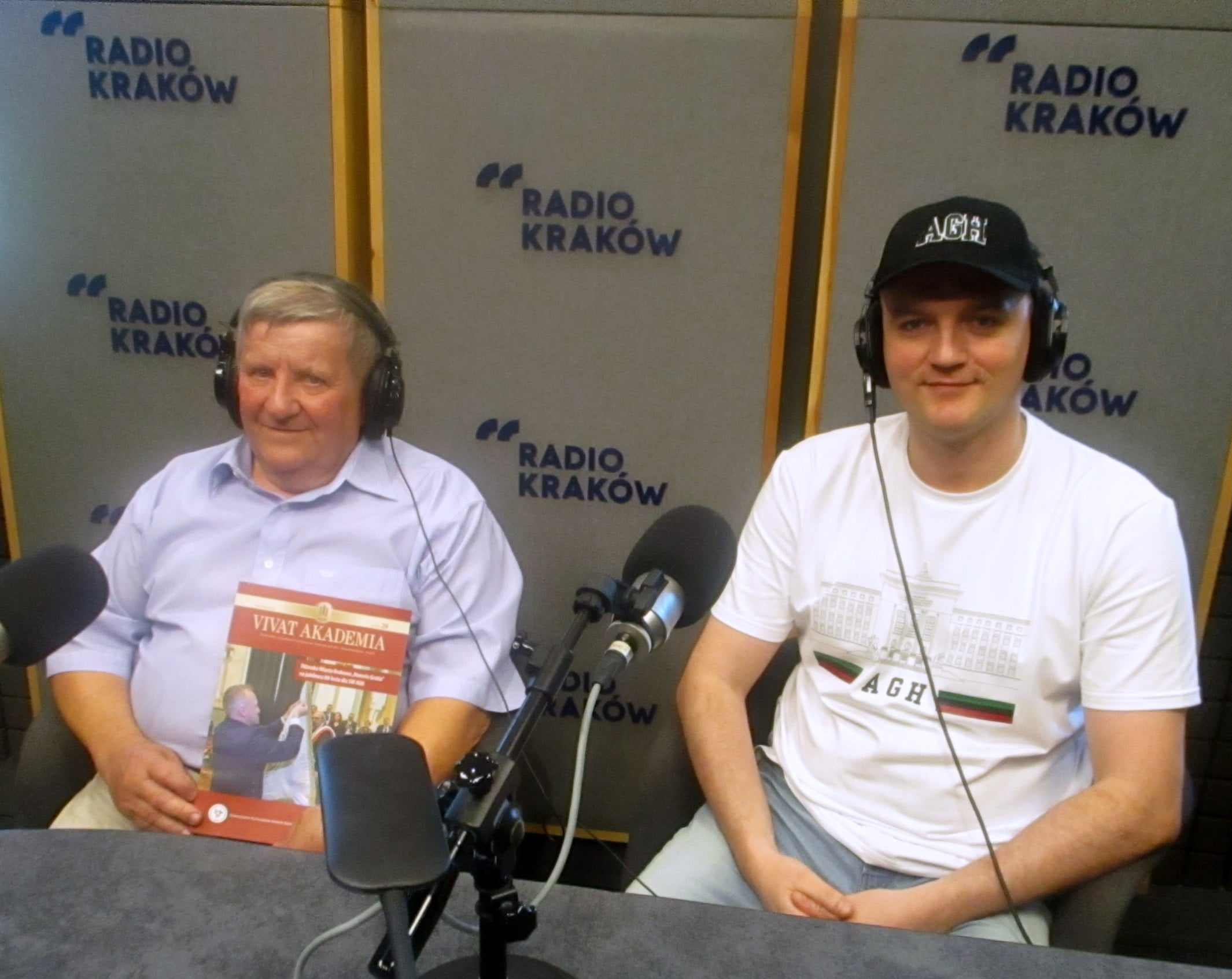 Prof. P.Czaja (z lewej) i dr T.Chrulski