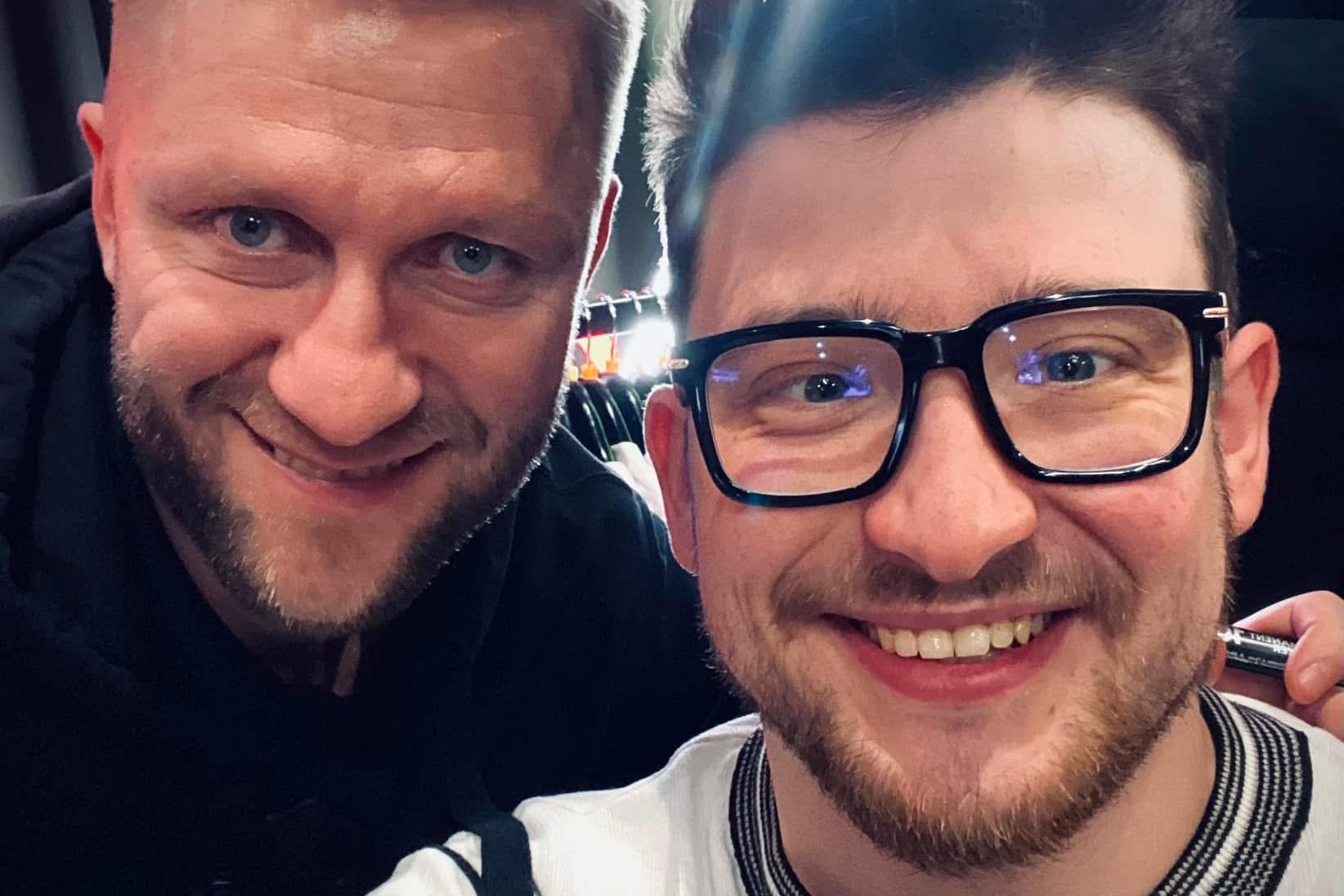 Z Kubą Błaszczykowskim. Dzięki uprzejmości Gościa programu
