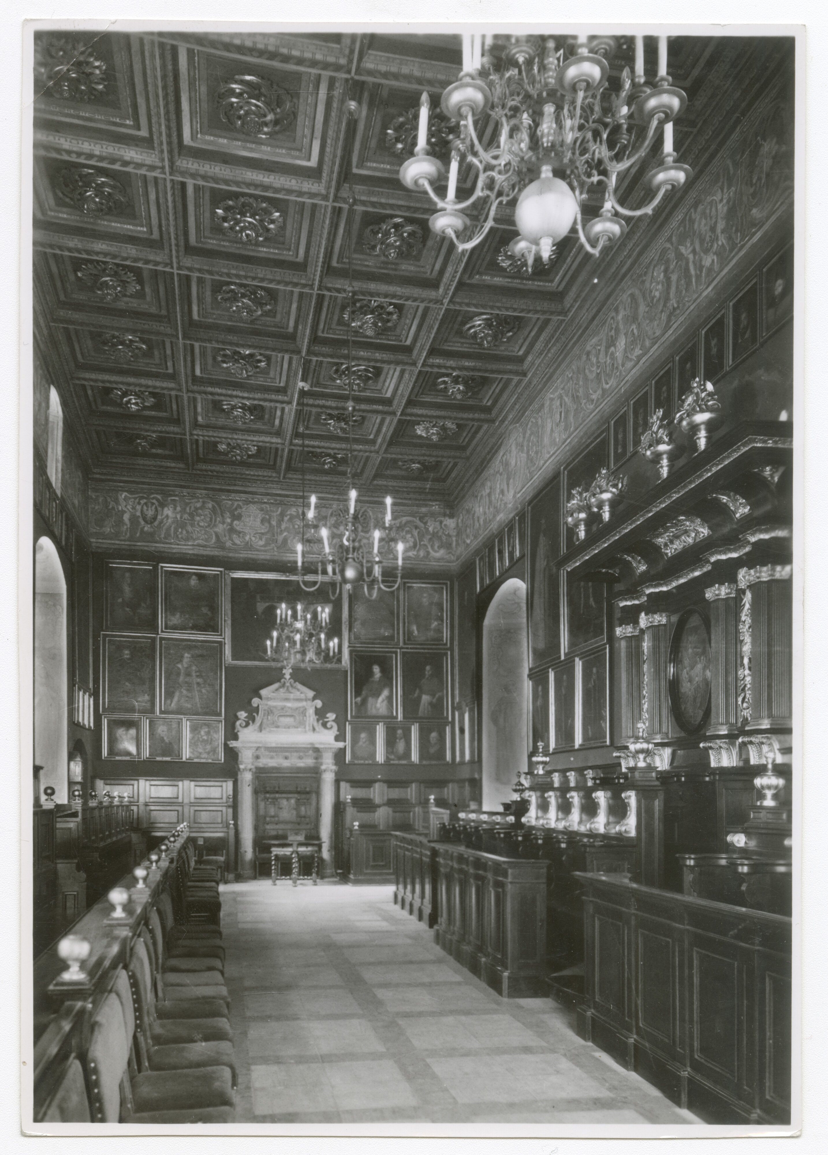 Aula Jagiellońska w Collegium Maius. Ze zbiorów Muzeum UJ Collegium Maius
