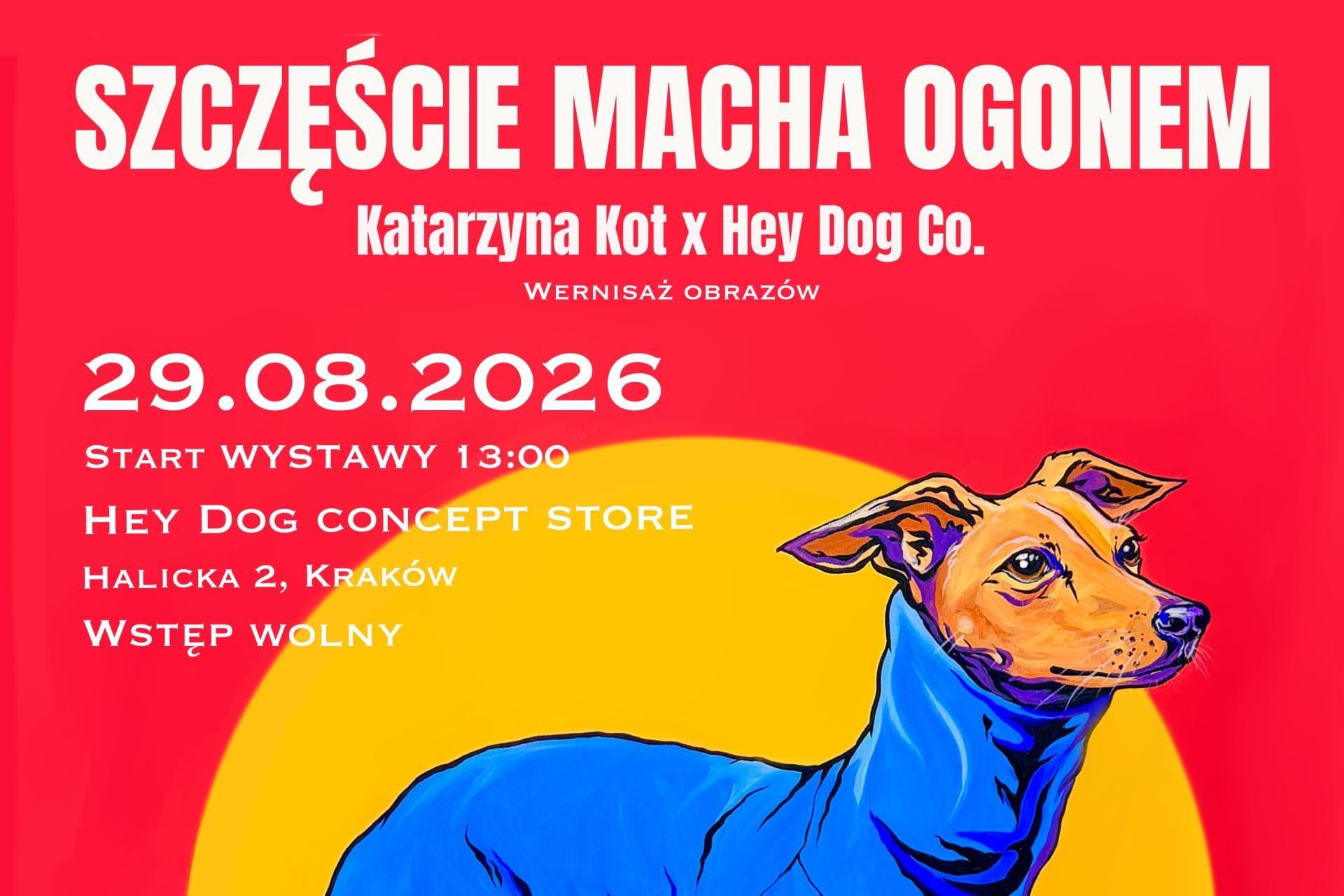 ?Szczęście macha ogonem?, sztuka, psy i pomaganie.
