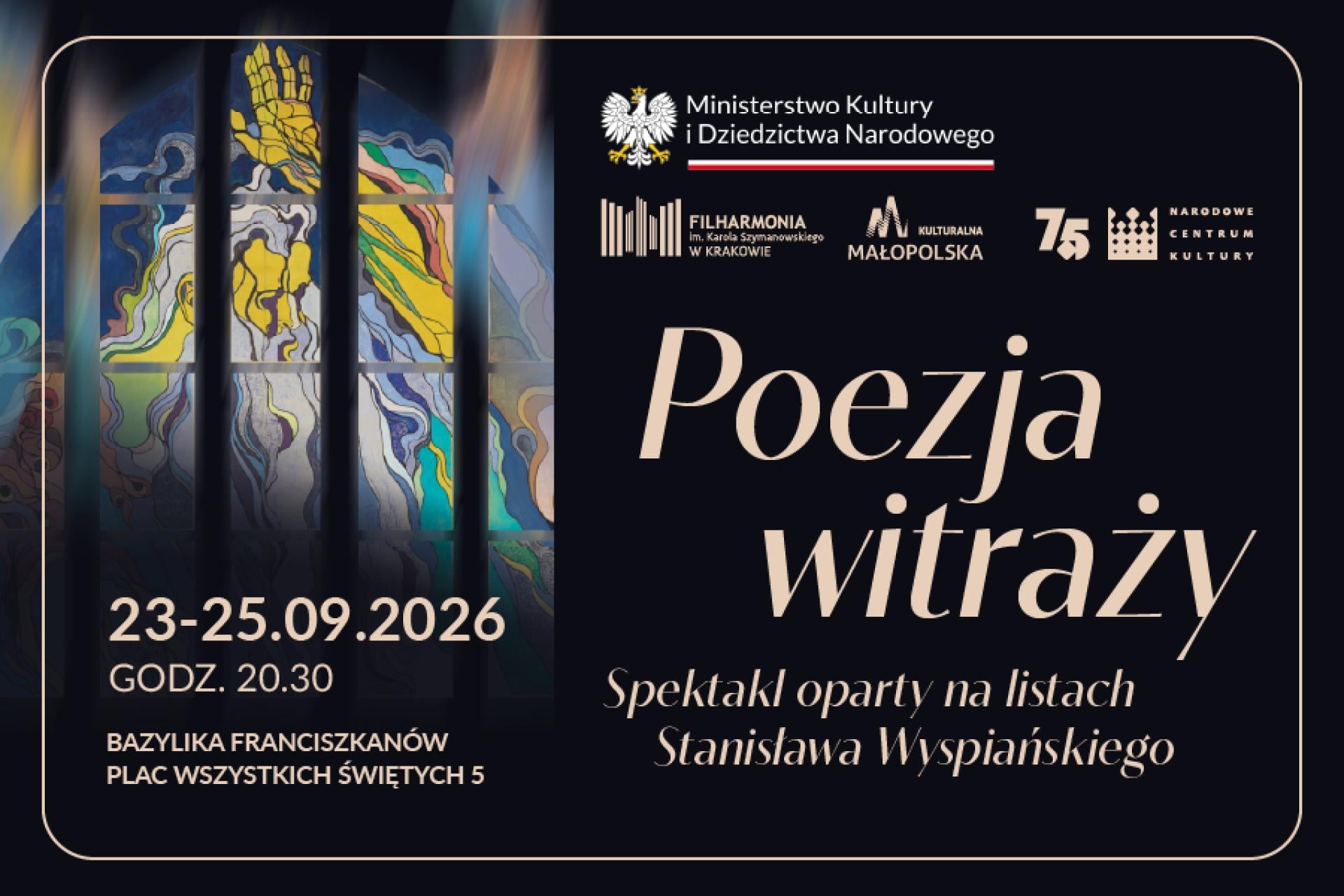 Widowisko słowno-muzyczne "Poezja witraży"