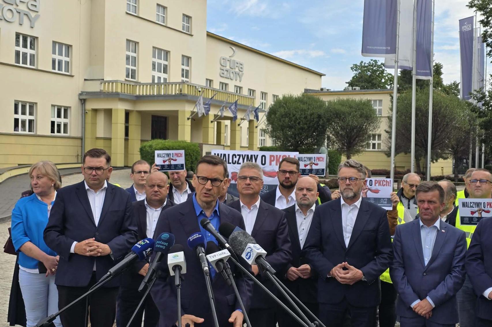 Morawiecki w Tarnowie o Grupie Azoty: ?Dość niszczenia polskiego przemysłu?