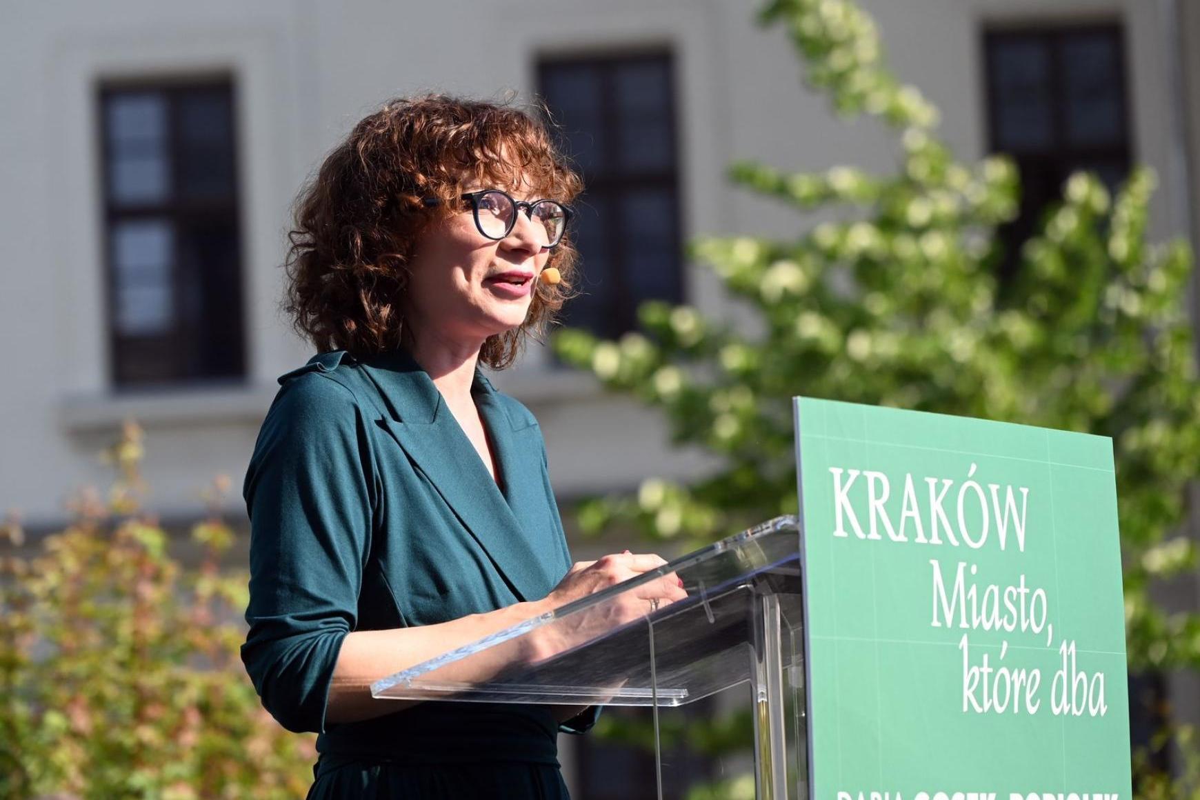 Daria Gosek-Popiołek oficjalnie kandydatką na prezydenta Krakowa. Marian Banaś się odwołuje