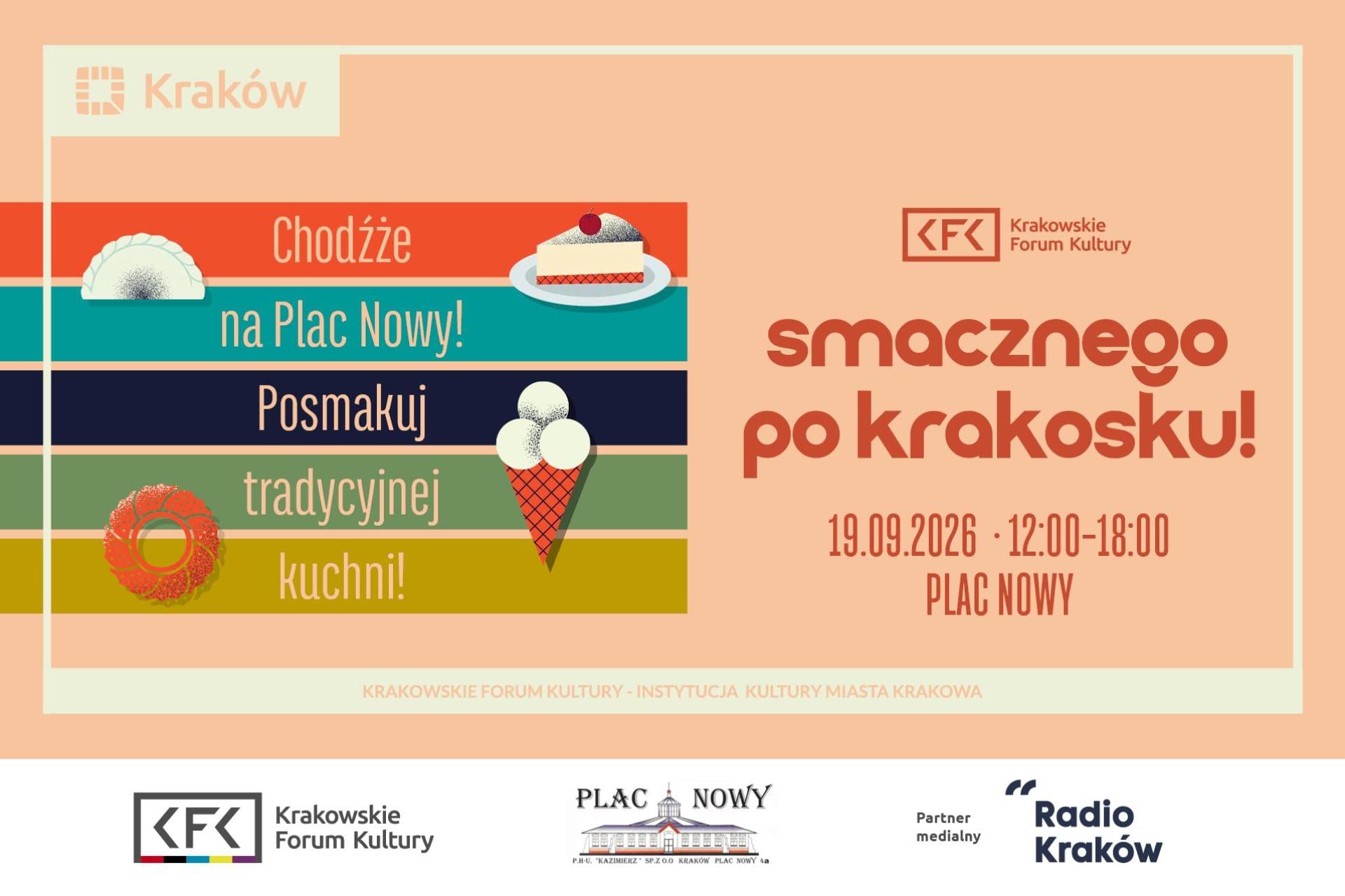 Smacznego po krakosku. Chodźże na Plac Nowy, posmakuj tradycyjnej kuchni