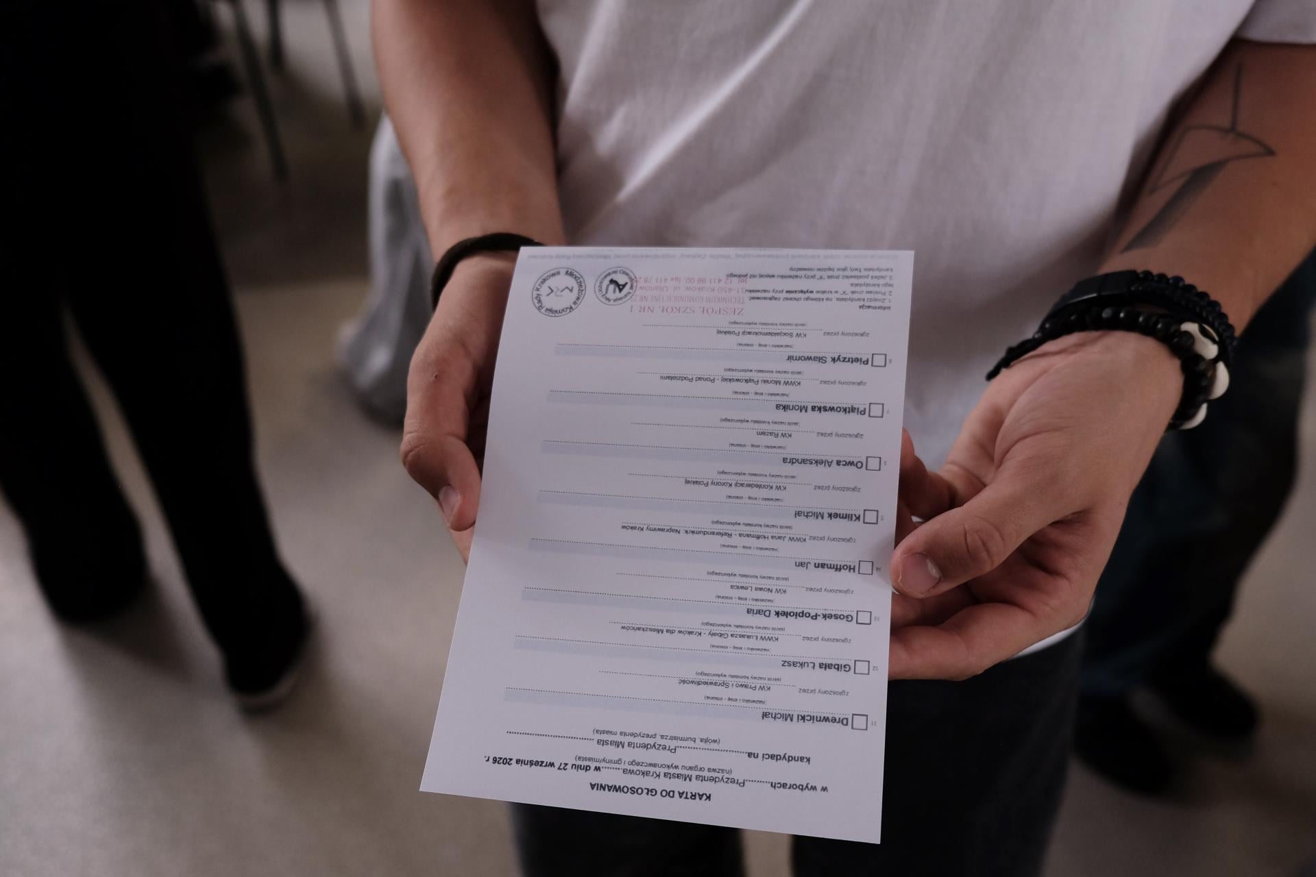 Krakowscy licealiści głosowali w prawyborach. Gibała przed Owcą i Klimkiem