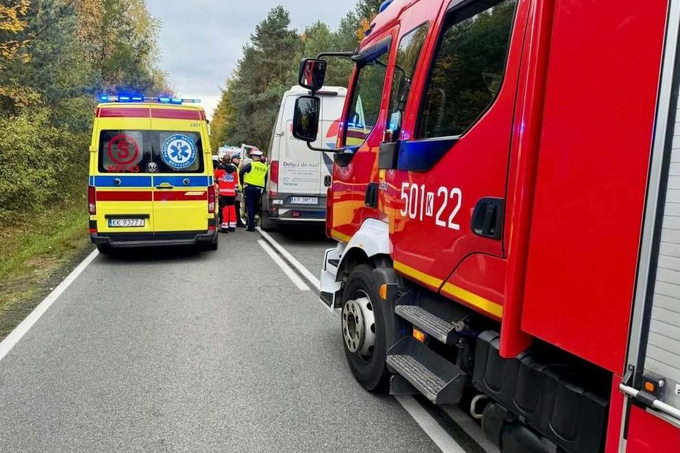 Śmiertelny wypadek w Żuradzie. DW 791 zablokowana